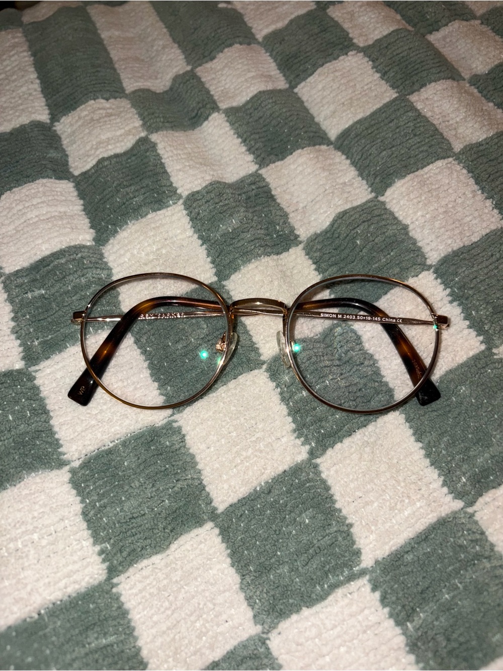 Warby Parker Simon Glasses - Gold